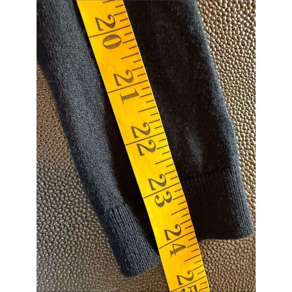 GAP Black Classic Turtleneck silk and cotton blend size Small - Picture 8 of 8